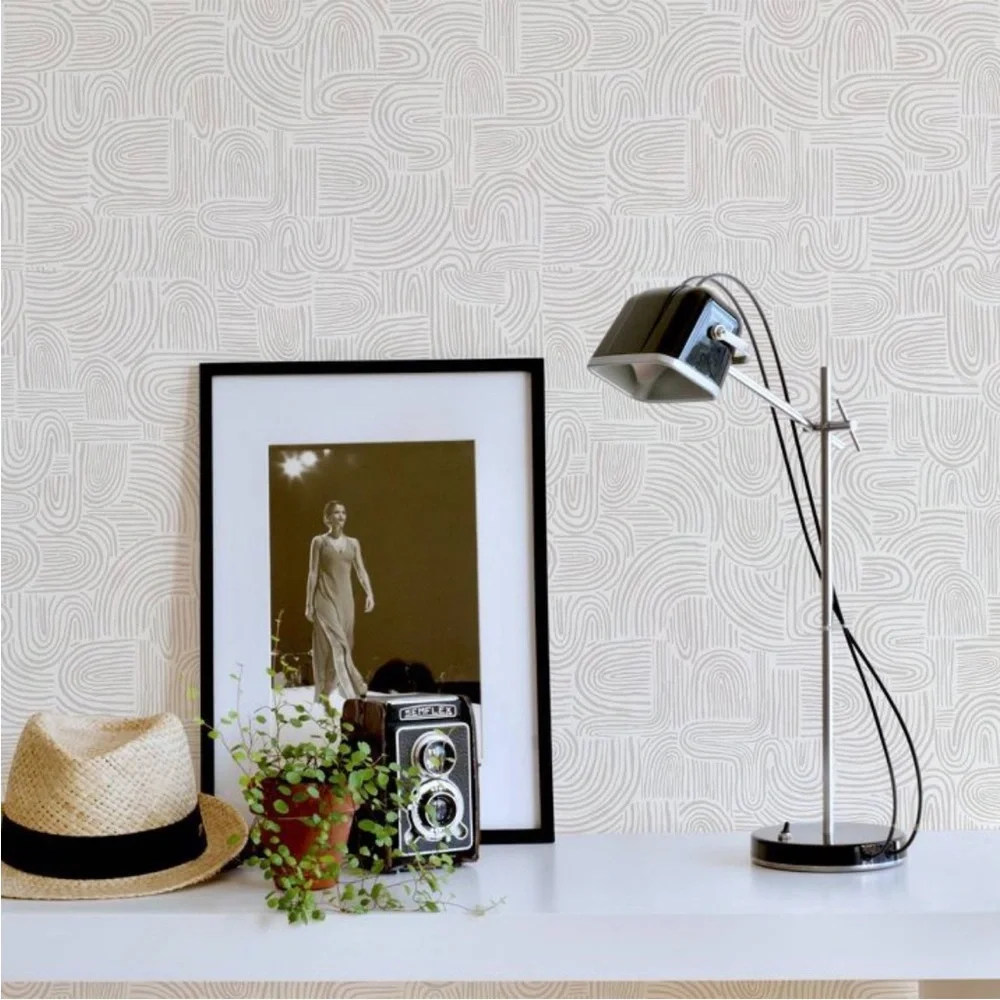 Tempaper Sand Swirl Peel And Stick Wallpaper